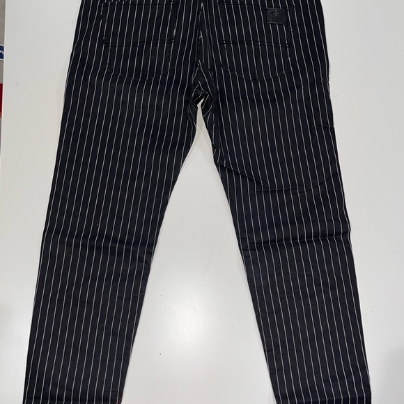 Zara Black Pinstripe Pants - Picture 2 of 5
